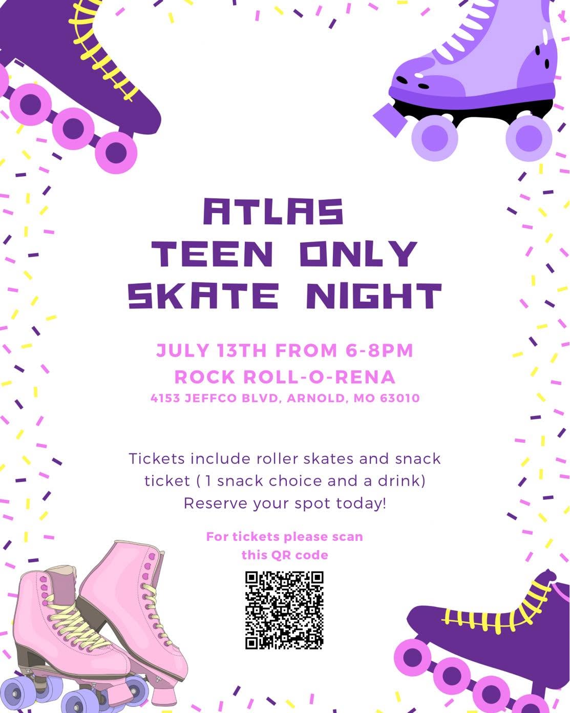 Atlas Skate Night July 13