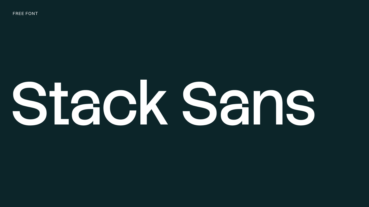 Stack Sans Font Free Font (No133) - Stack Sans