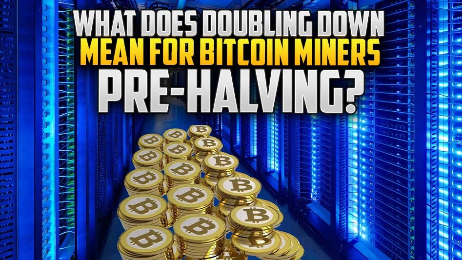 What Does Doubling Down Mean for Bitcoin Miners Pre-Halving?