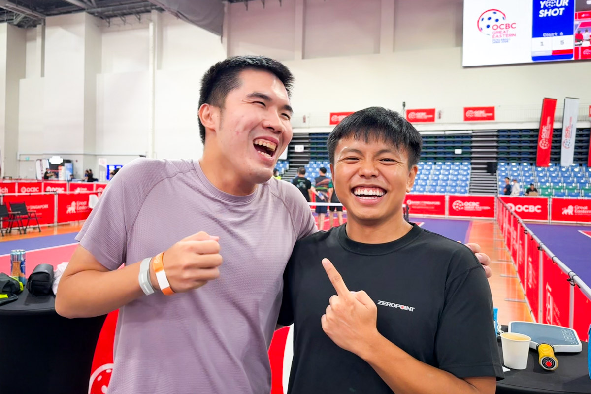 Marcus (left) & Ivan brought the vibes. And we were grinning ear to ear watching them kid around.