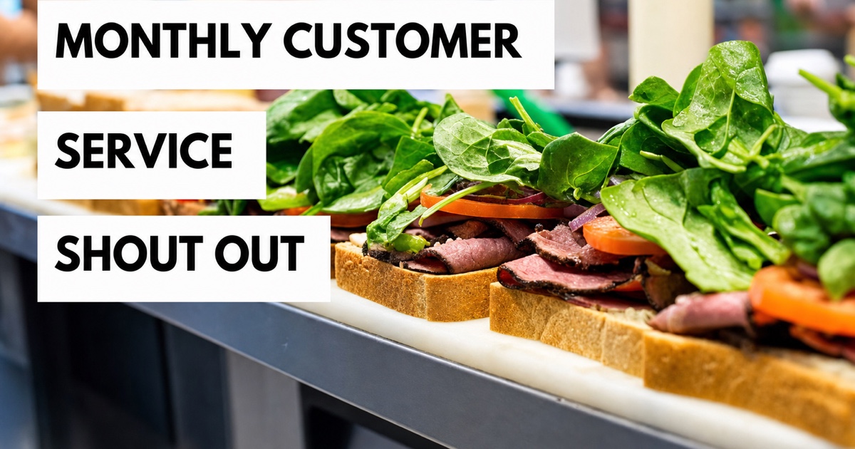 Monthly super customer service shout-out: Red Barn Market