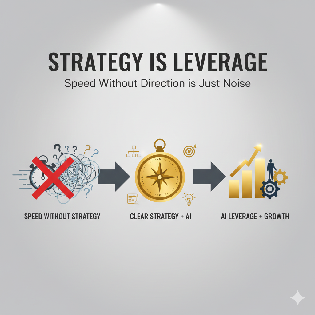 Strategy is Leverage - Speed Without Direction is Just Noise