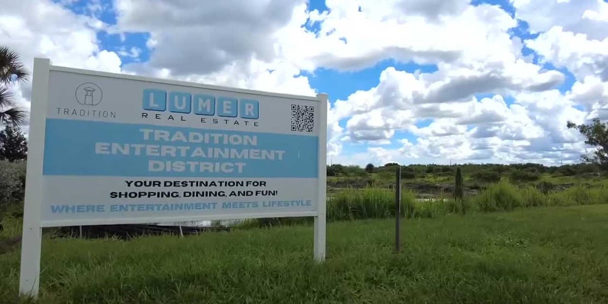 New entertainment district with restaurants and retail planned for Tradition in Port St. Lucie
