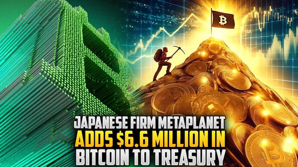 Japanese Firm Metaplanet Adds $6.6 Million in Bitcoin to Treasury