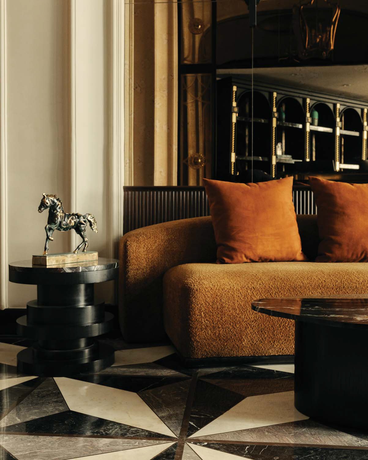 Suite seating area at Marly Boutique Hotel