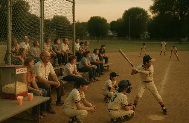 Linda’s First Little League Game, 1977