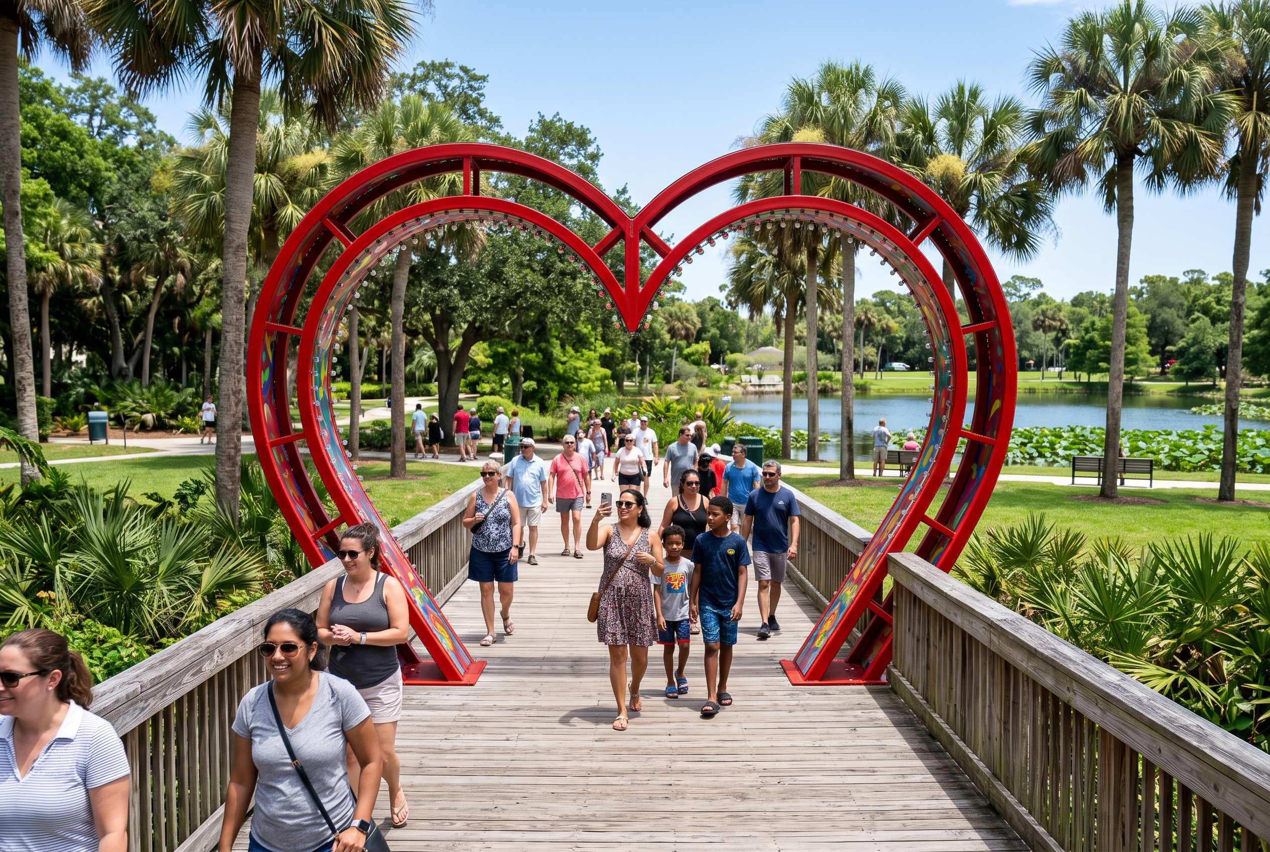 Heart in the Park: Interactive Art Experience