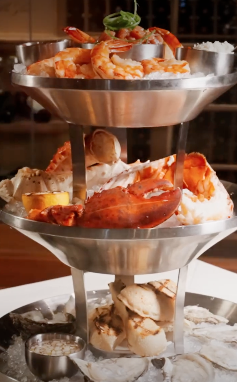 Seafood dish at Eddie V's Prime Seafood in Naples