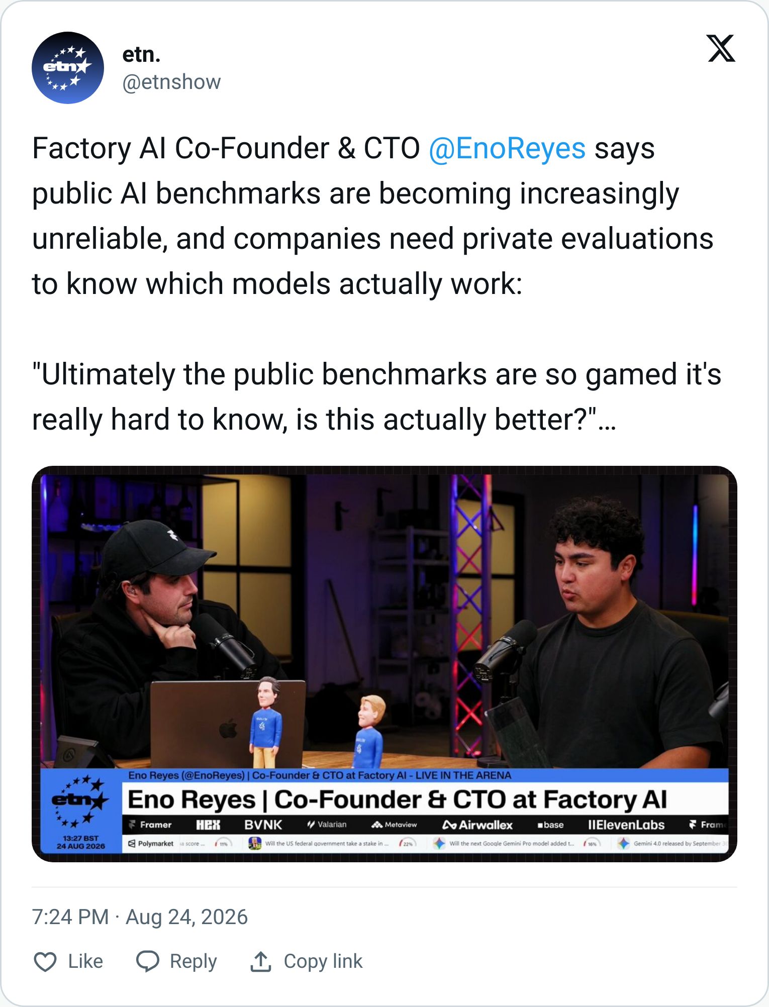 Tweet screenshot
