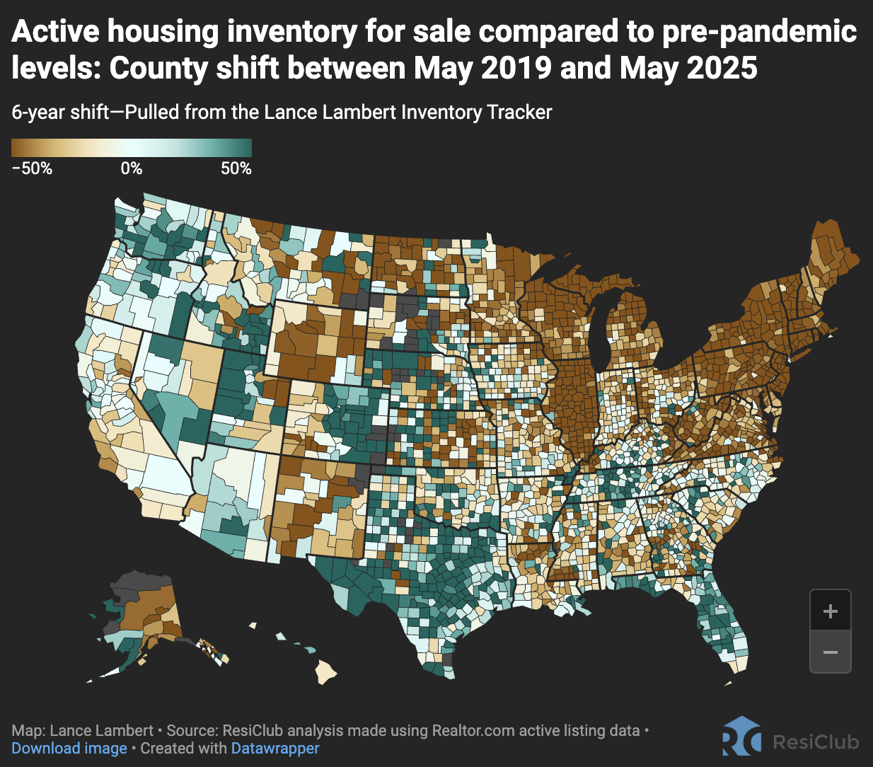 Monthly report: Housing market inventory dynamics in 800+ metros and ...