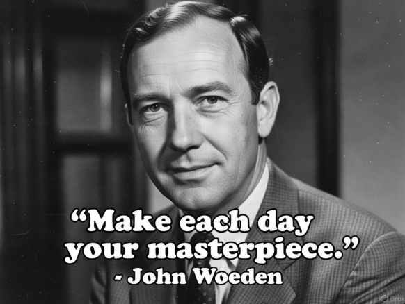 John Wooden on Making Today Count