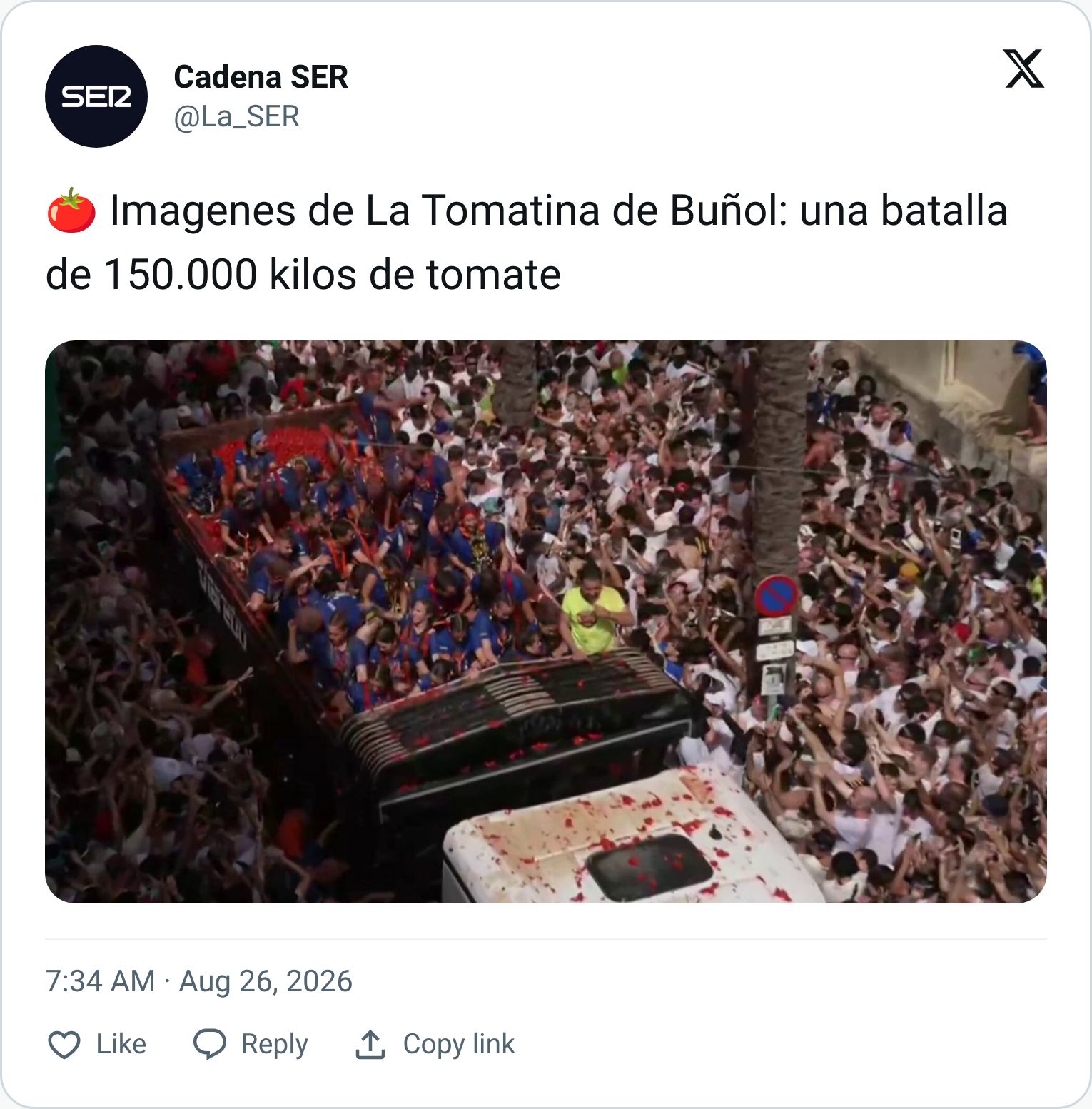 Tweet screenshot
