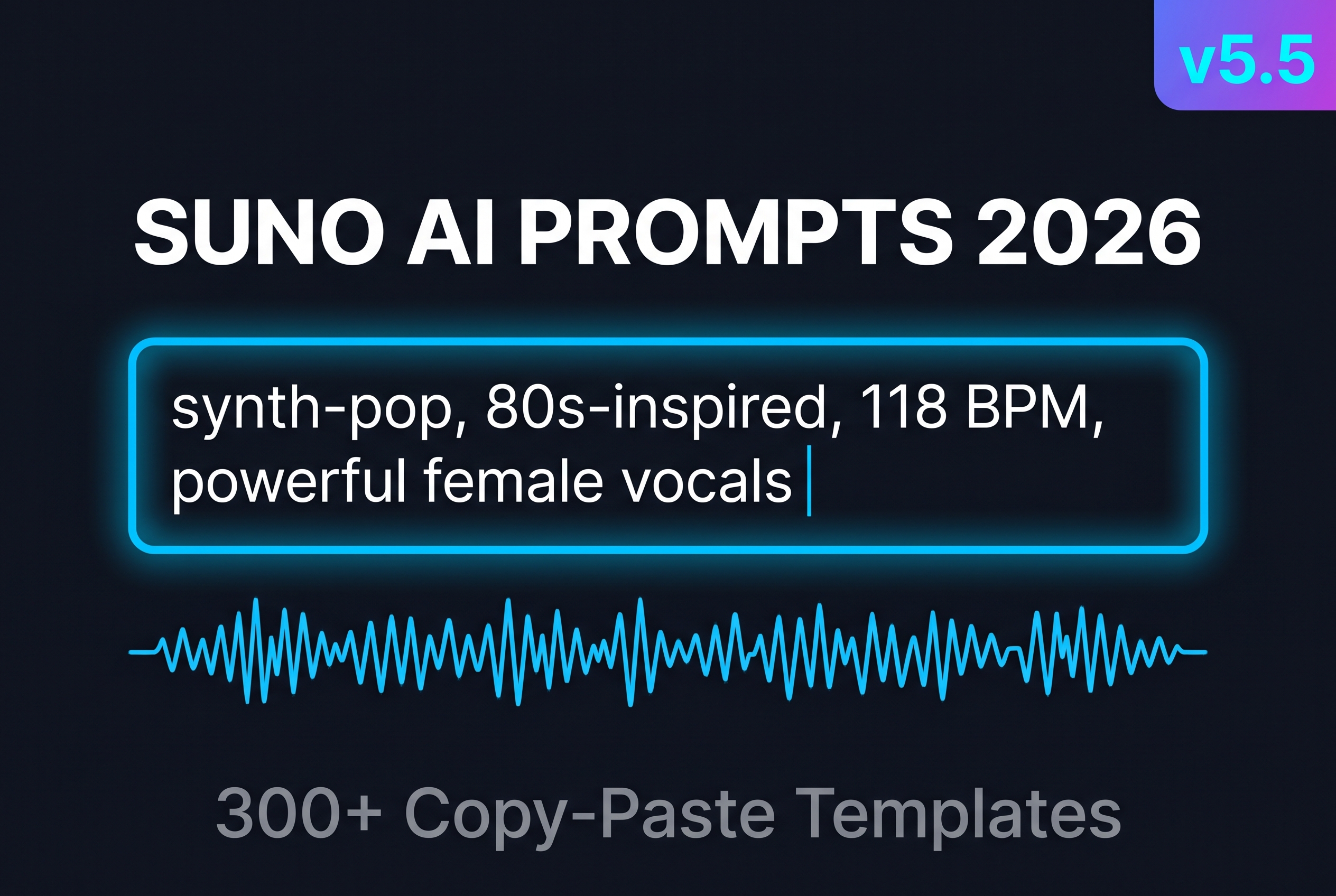 Suno AI Prompt Guide 2026: Copy-Paste Templates + The Formula That ...