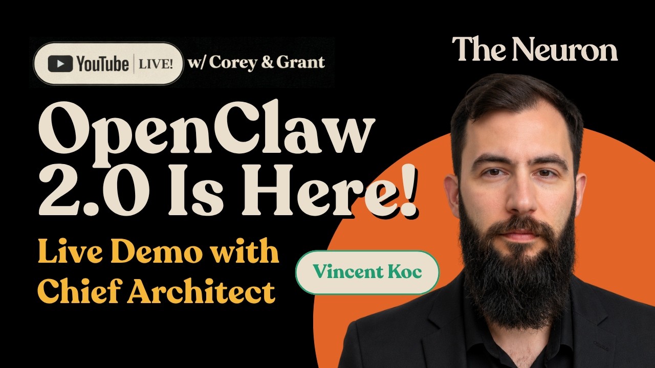 OpenClaw 2.0 Live With Chief Architect Vincent Koc