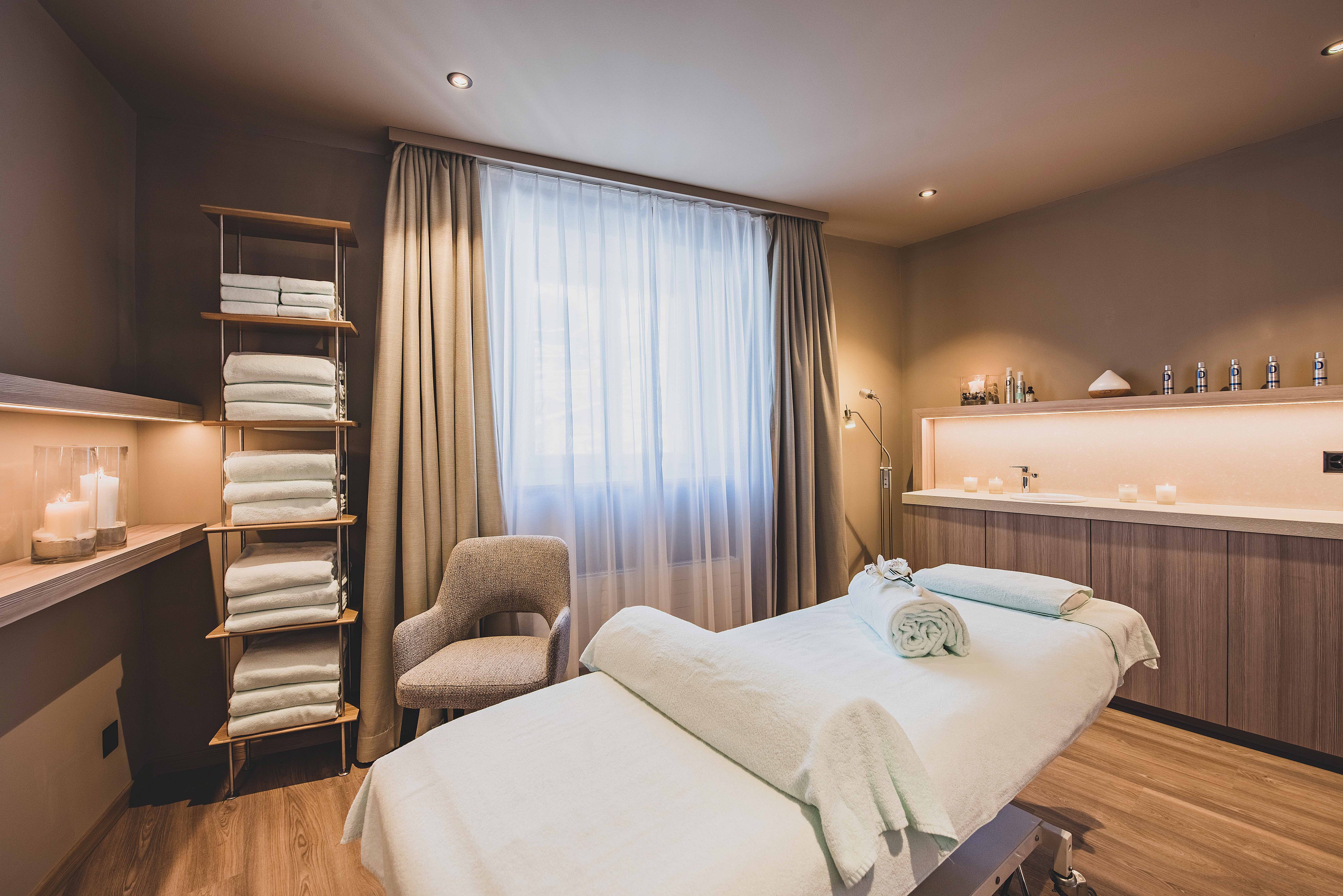 Massage treatment room at Art Boutique Hotel Monopol