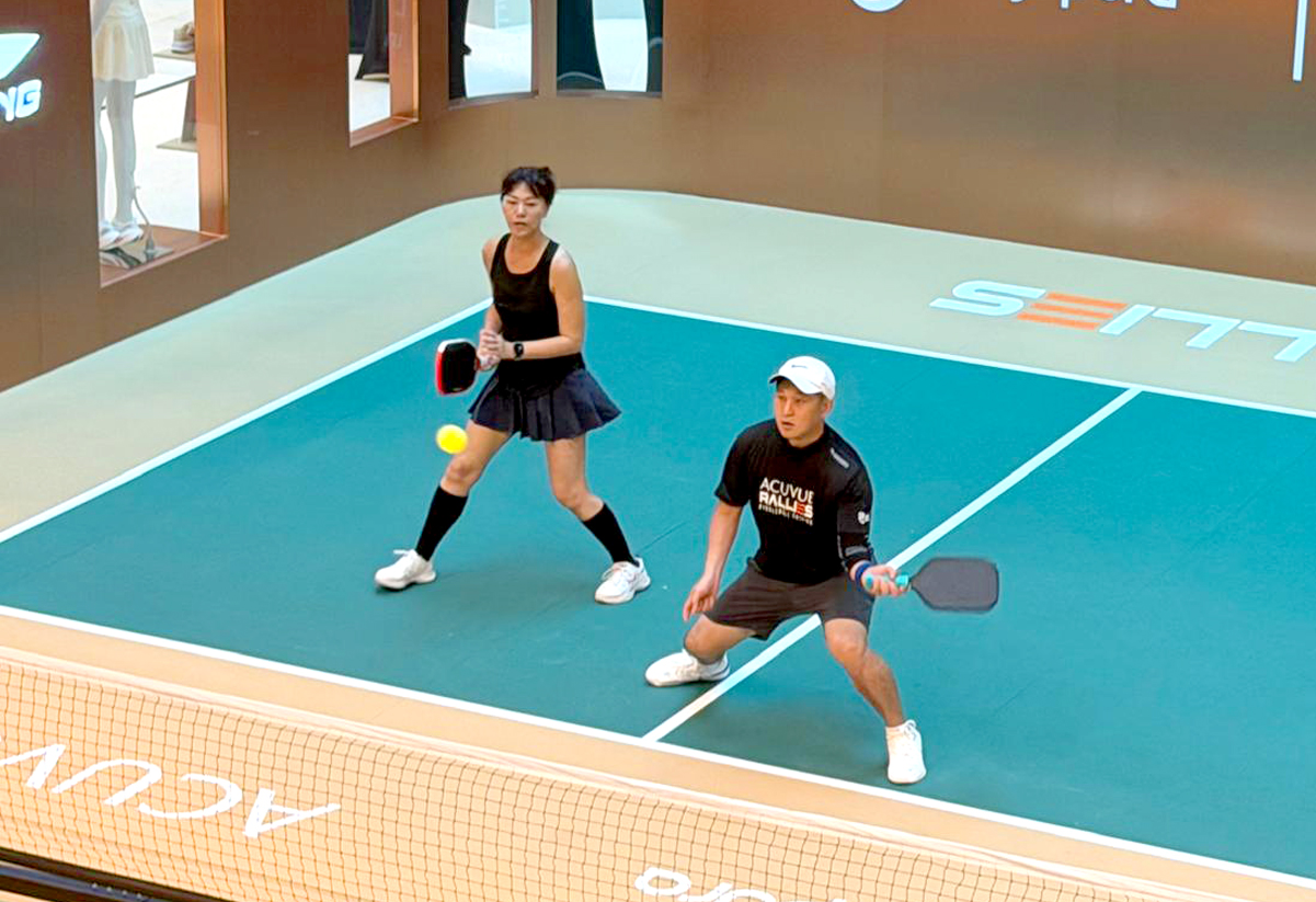 ...who met at a Pickleball court and became client (Evelyn, Sadia) and agency (Andy, Rallies Asia).