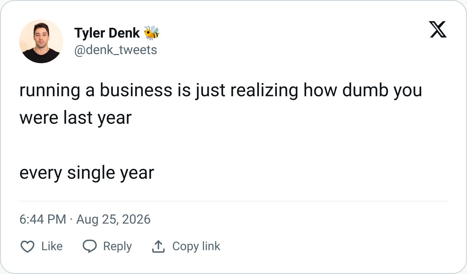 Tweet screenshot