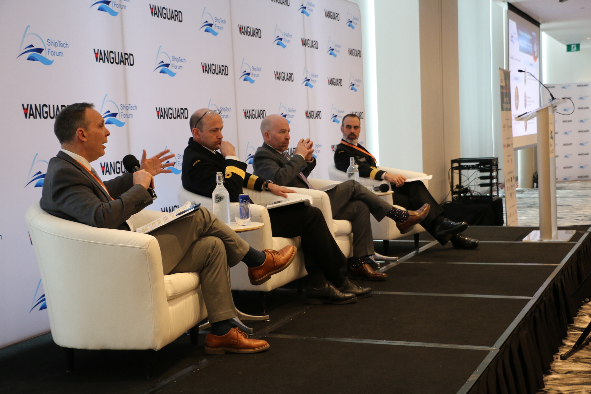 Panel discussion at ShipTech Forum