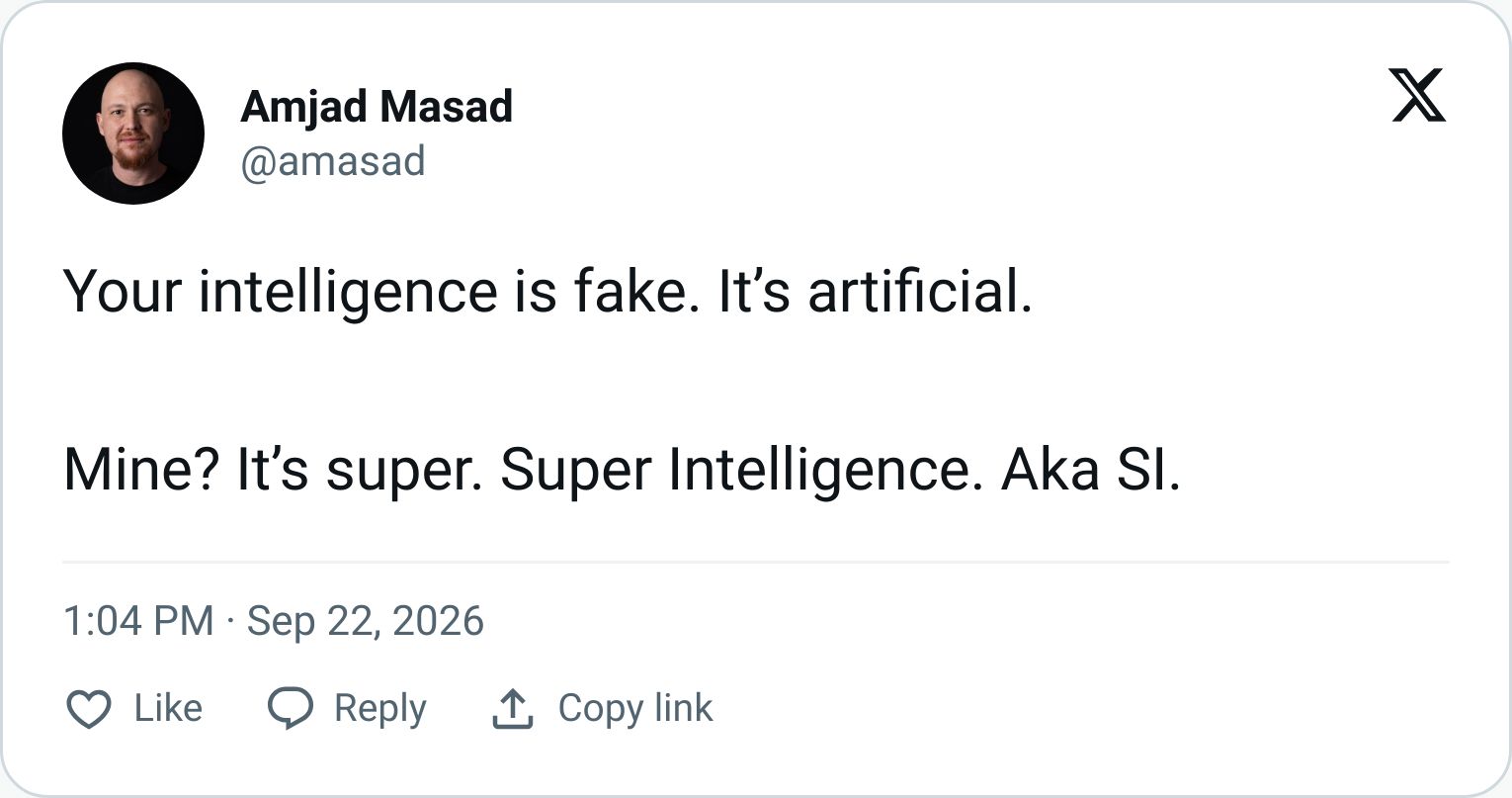 Tweet screenshot