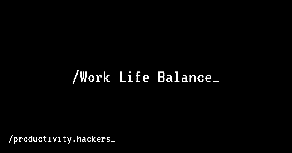 How to Be Productive Without Burning Out - Productivity Hackers Edition 6