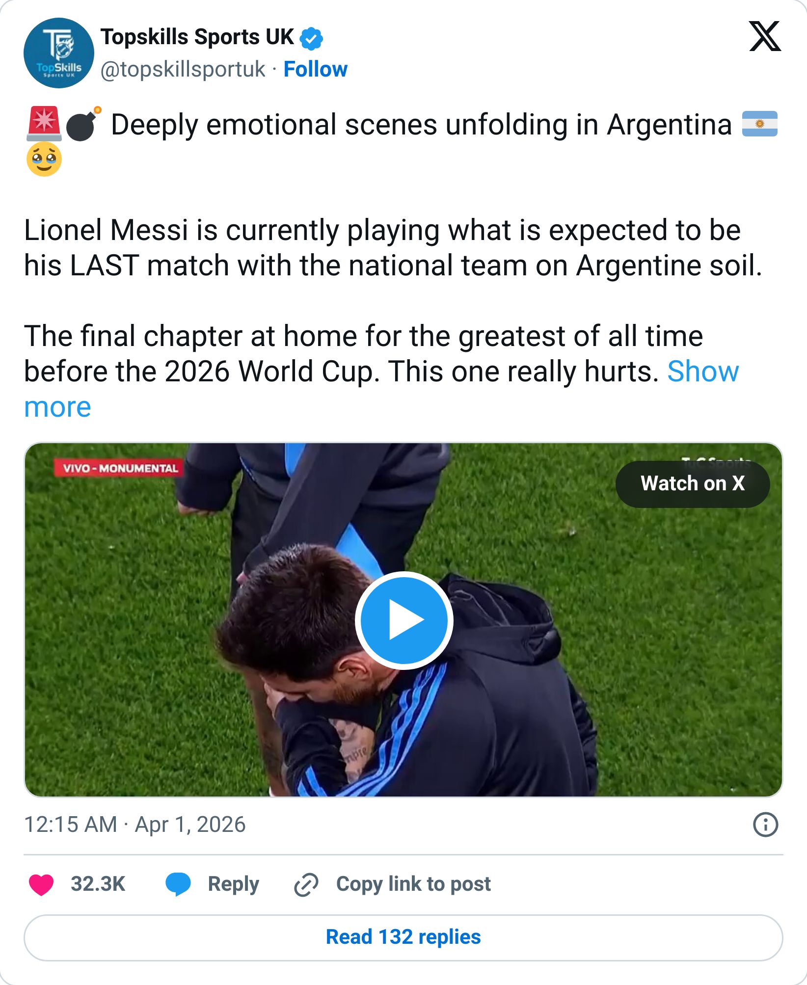 Tweet screenshot