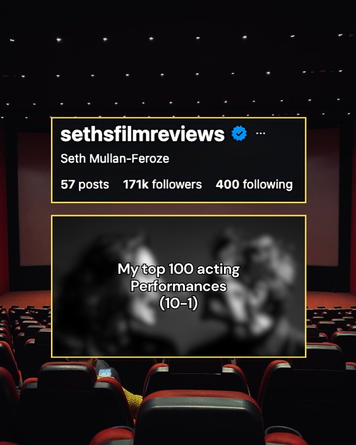 Film recommendation and cinema breakdown from @sethsfilmreviews