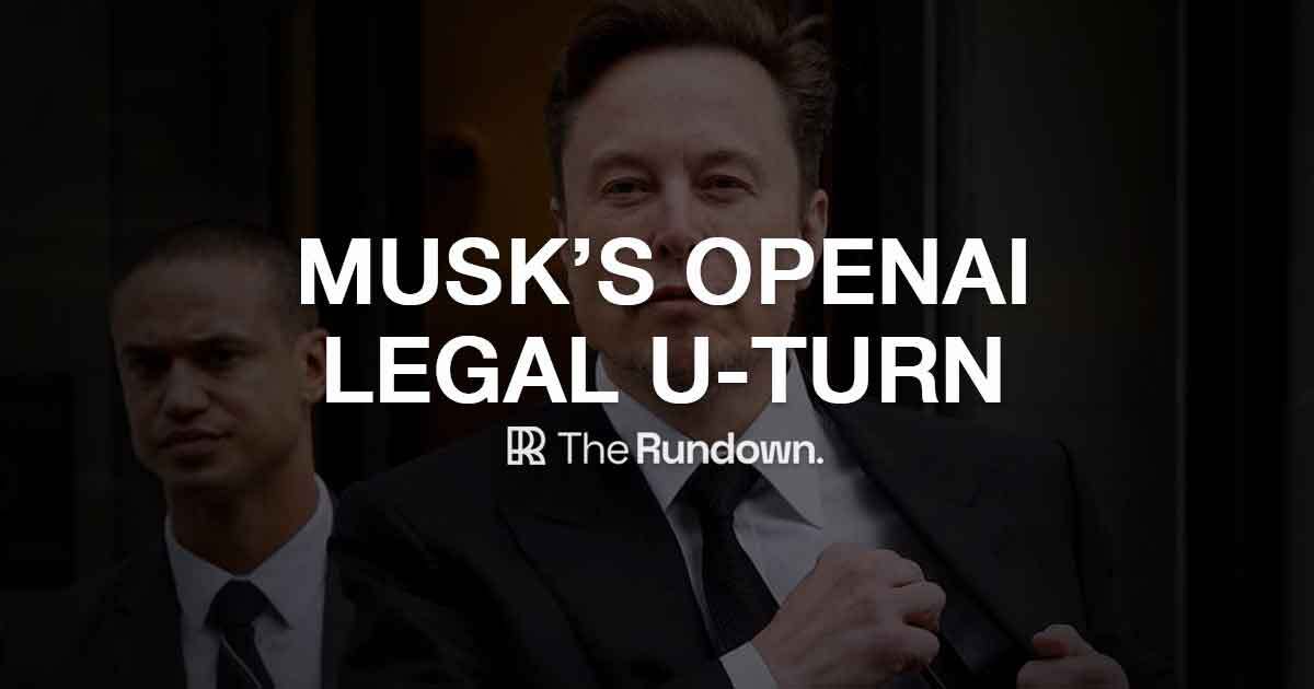 Elon Musk drops his OpenAI lawsuit