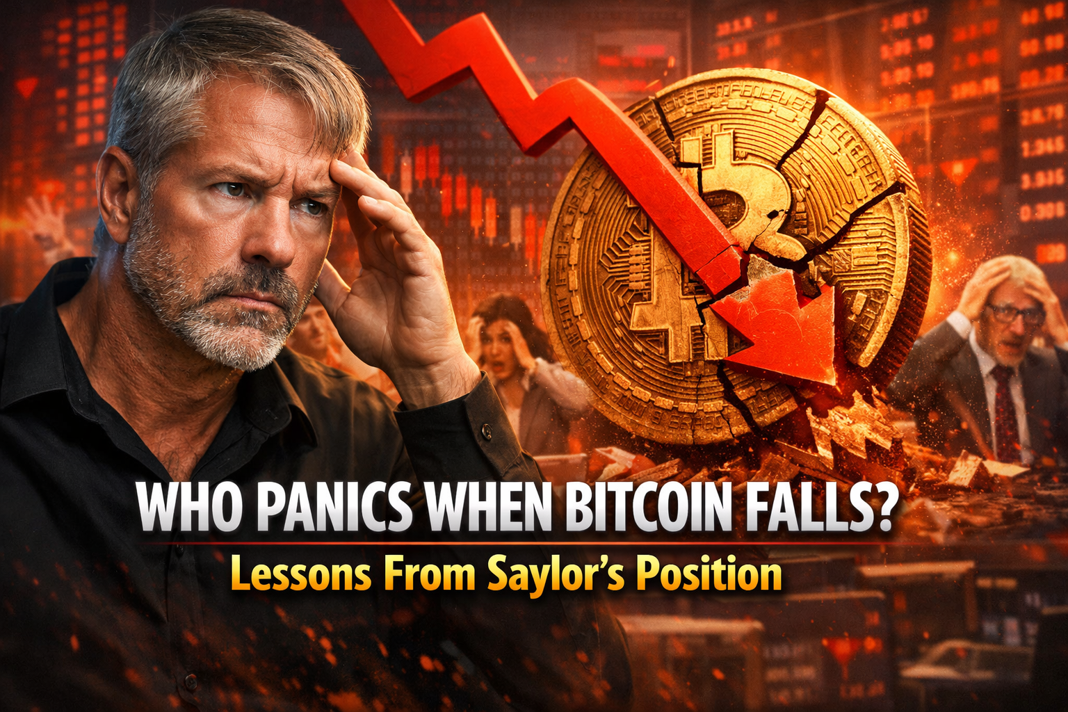 Who Panics When Bitcoin Falls? Lessons From Saylor’s Position