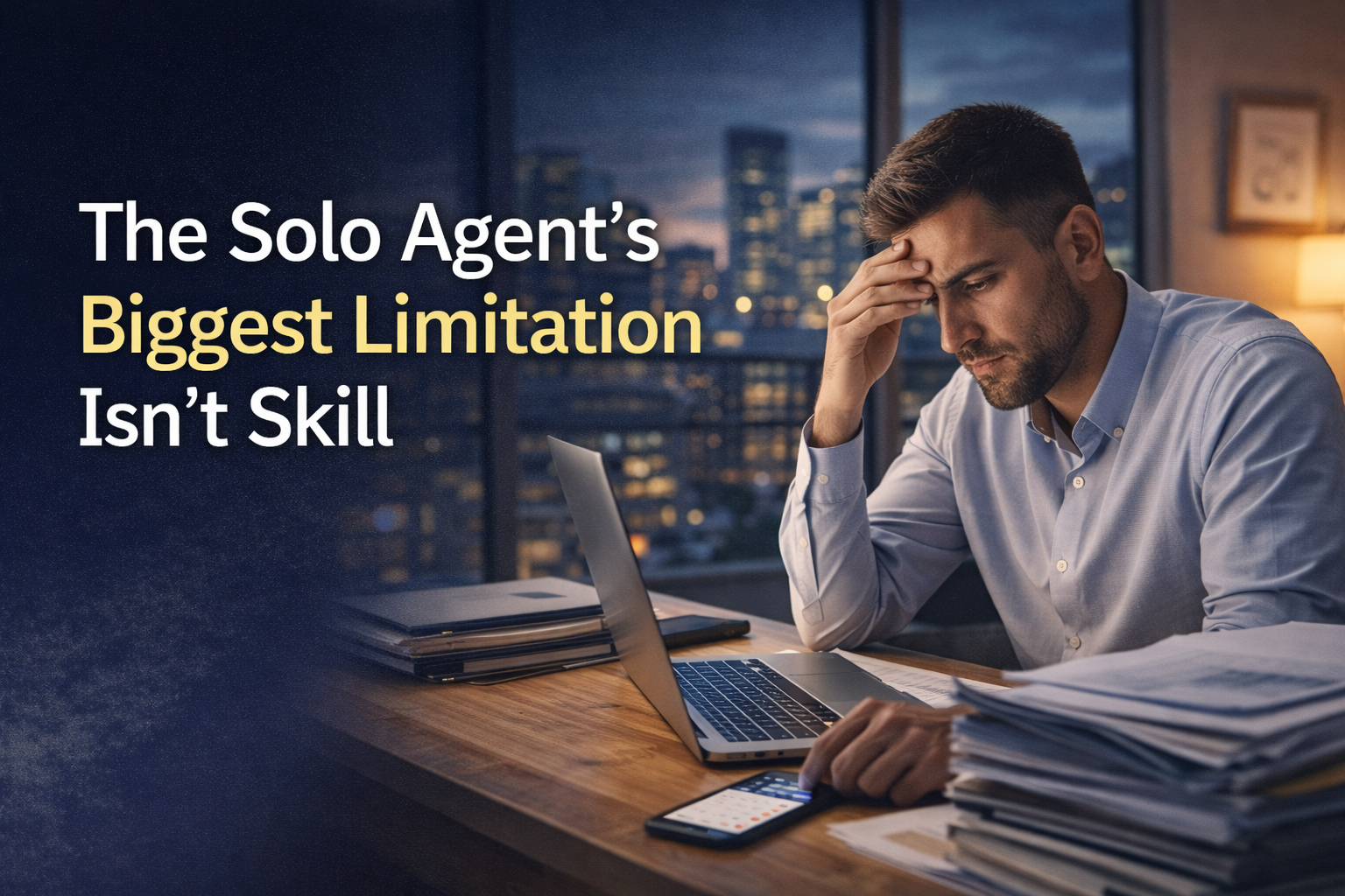 The Solo Agent’s Biggest Limitation Isn’t Skill