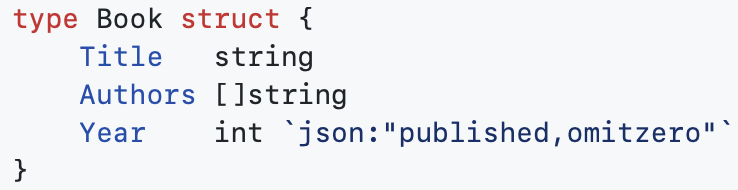 Basics of JSON in Go
