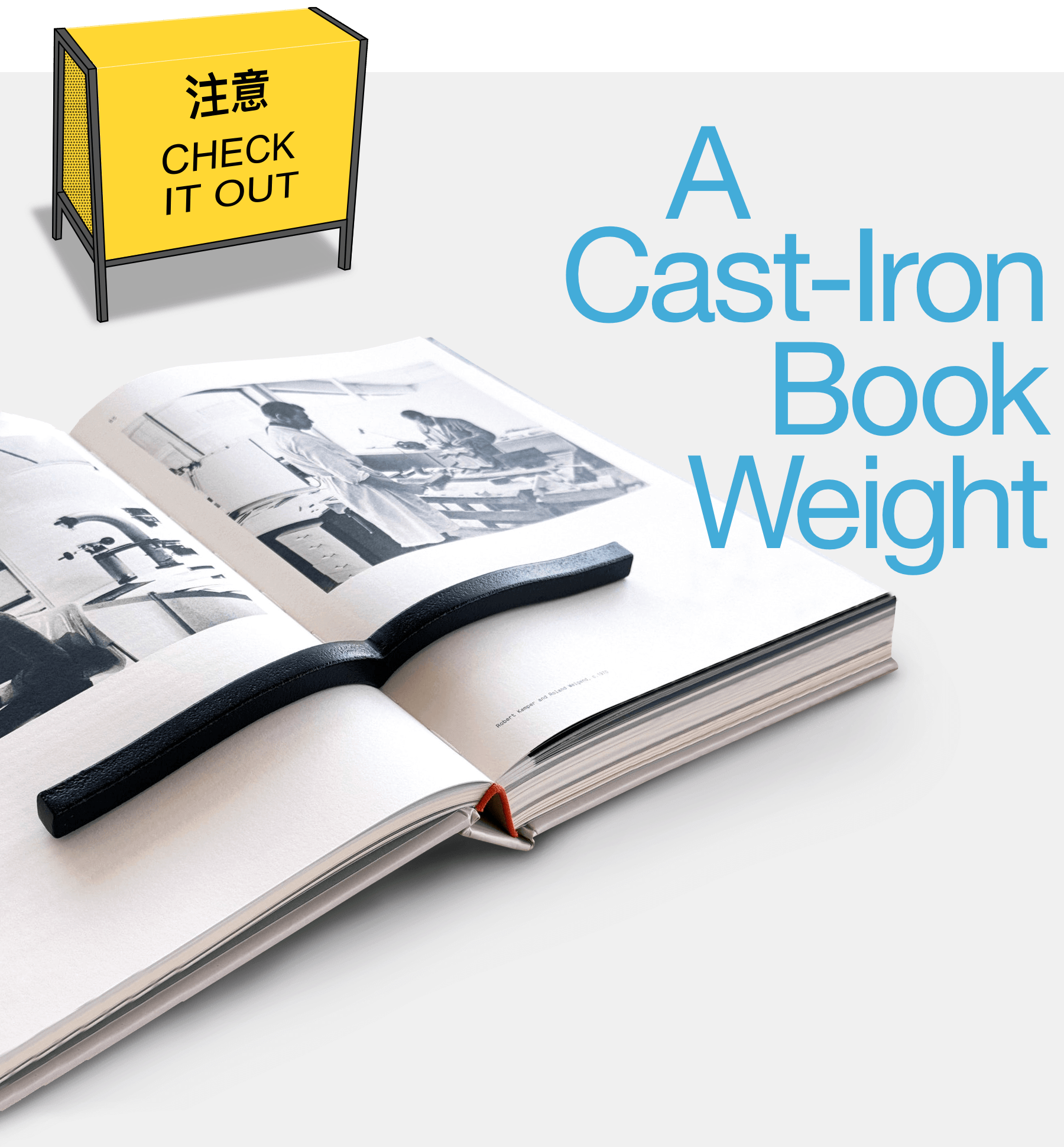 A Cast-Iron Book Weight