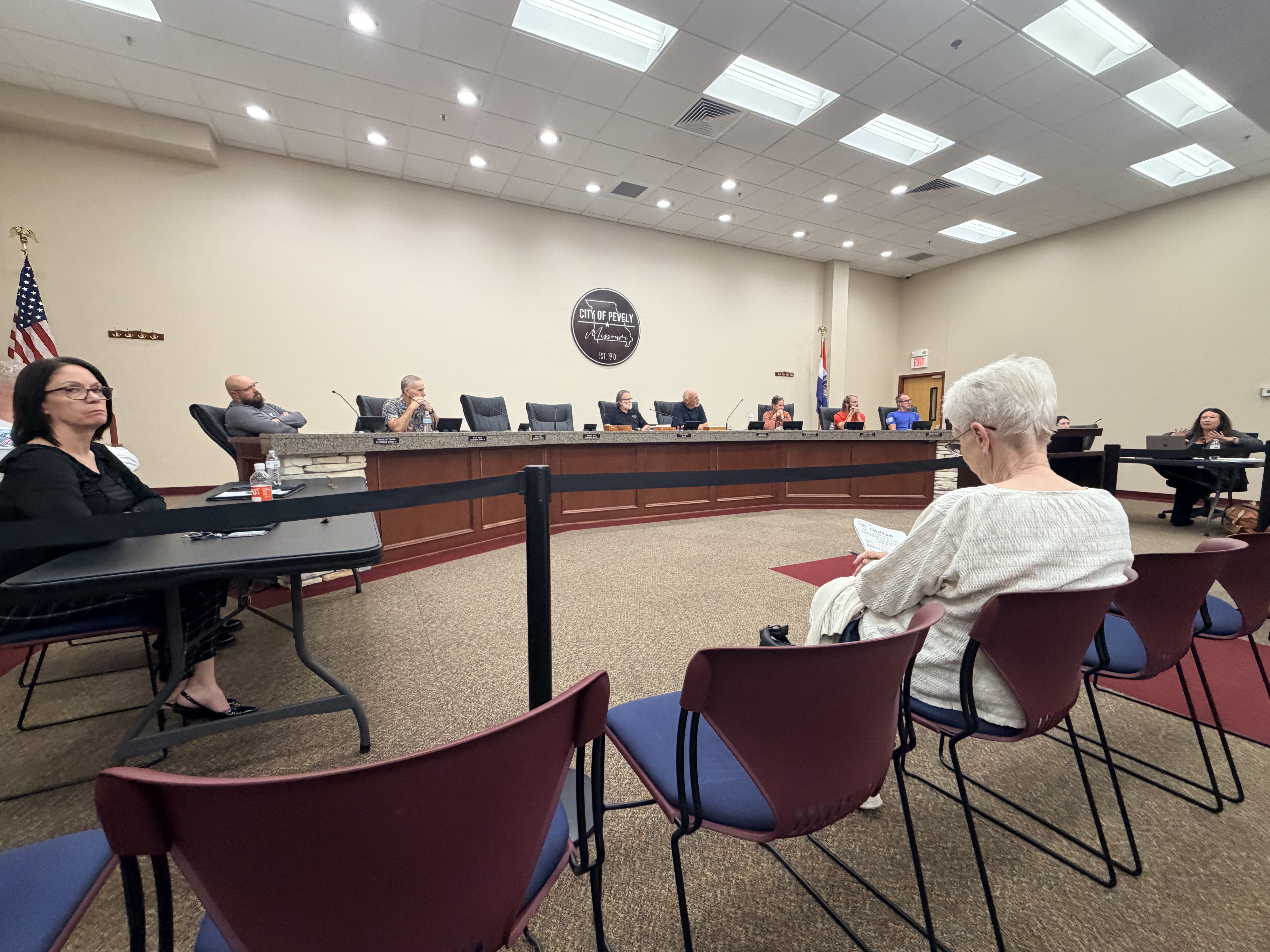 Pevely Board of Aldermen meeting