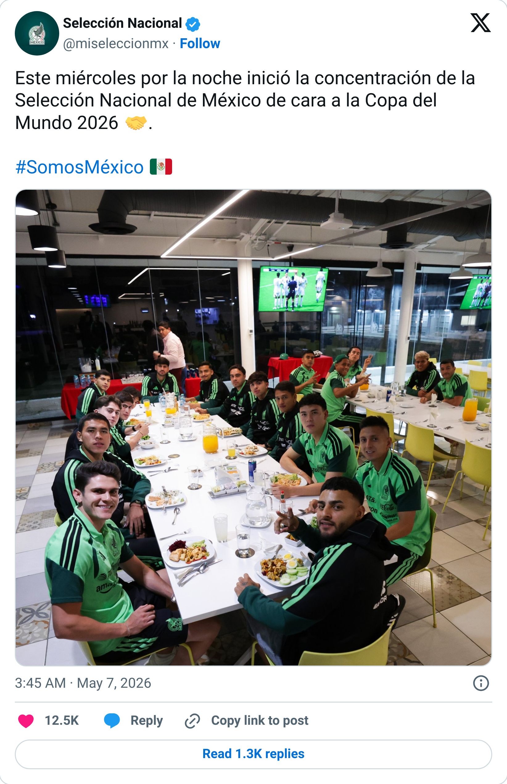 Tweet screenshot