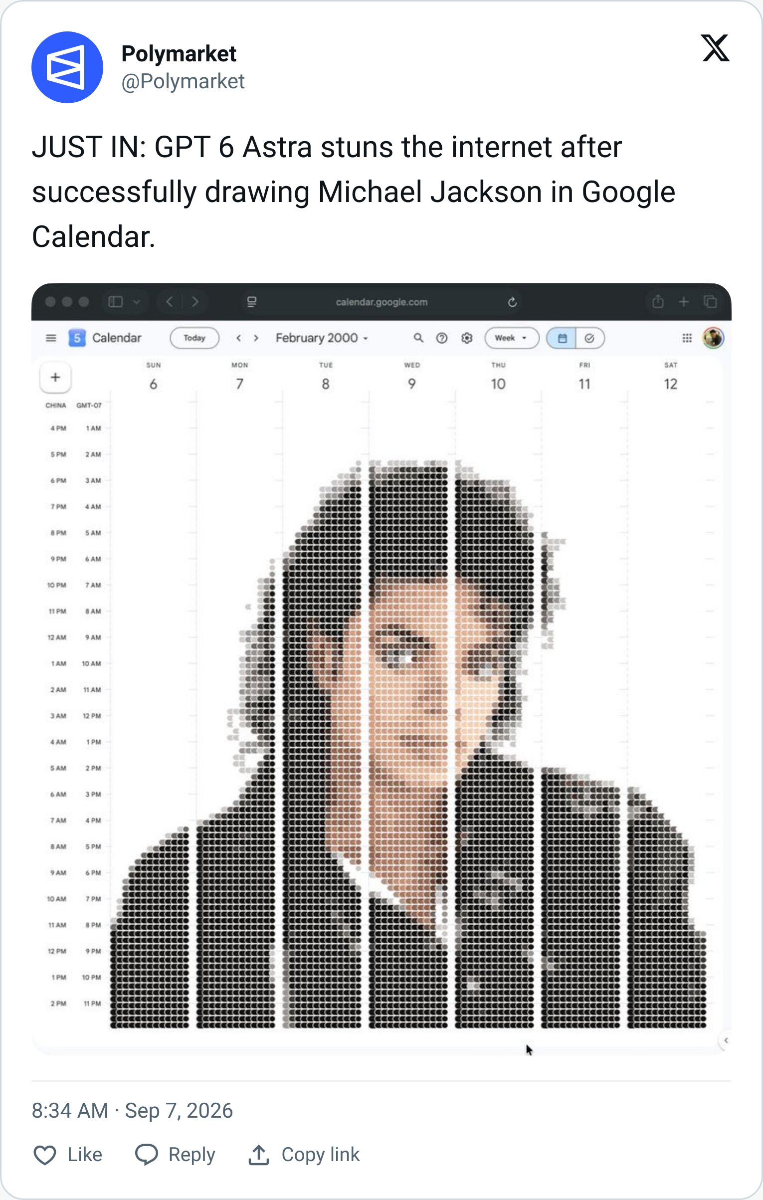 Tweet screenshot