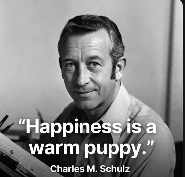 Charles M. Schulz on Simple Happiness