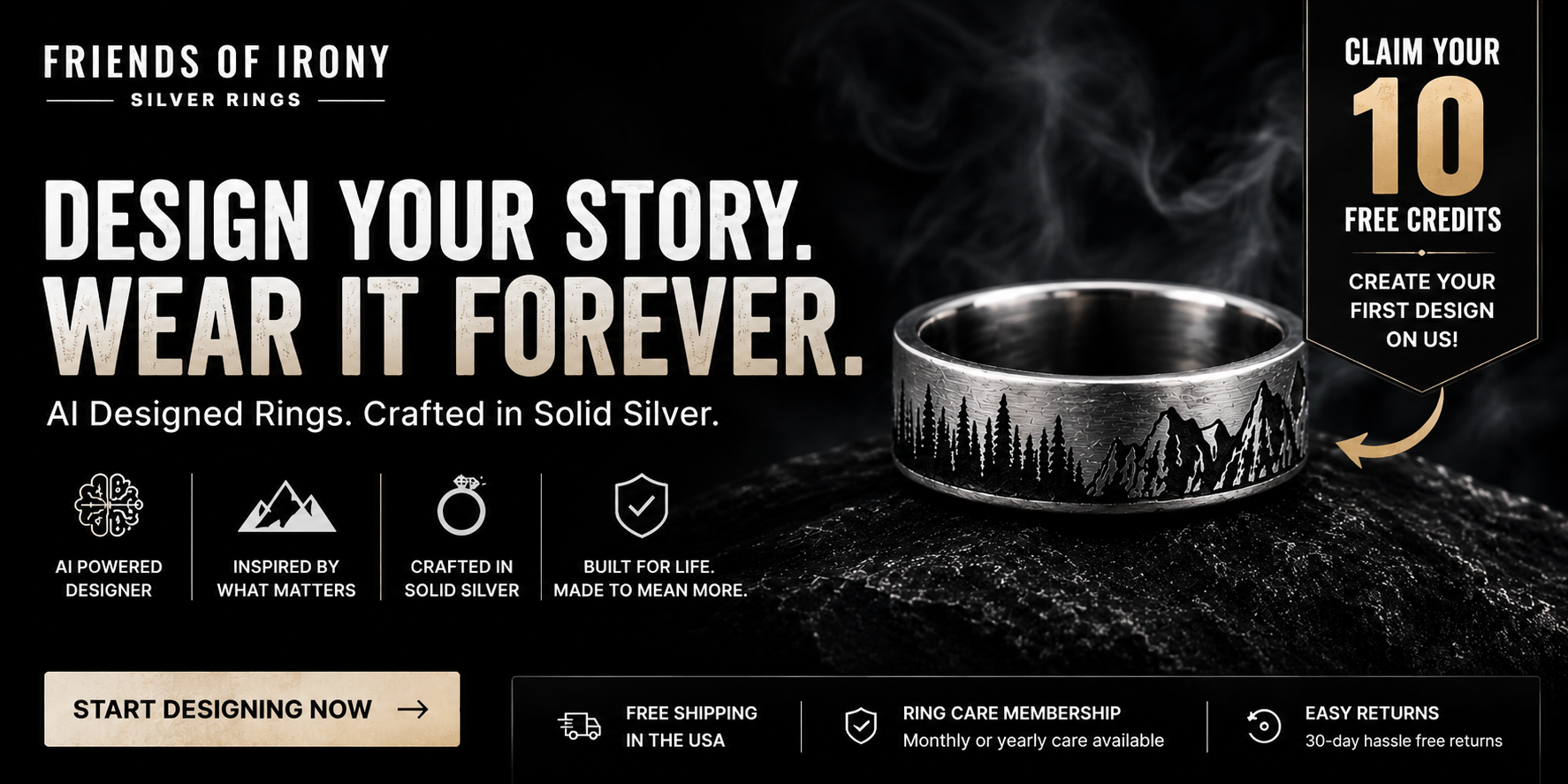 Design a custom ring with Friends of Irony