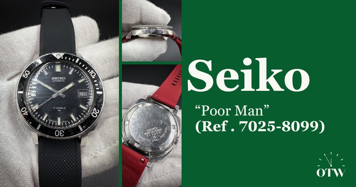 ウーブ　値下げ！　SEIKO ザブトン ダイバー 7025-8099 ウーブ様専用 値下げ！ SEIKO ザブトン ダイバー 7025-8099