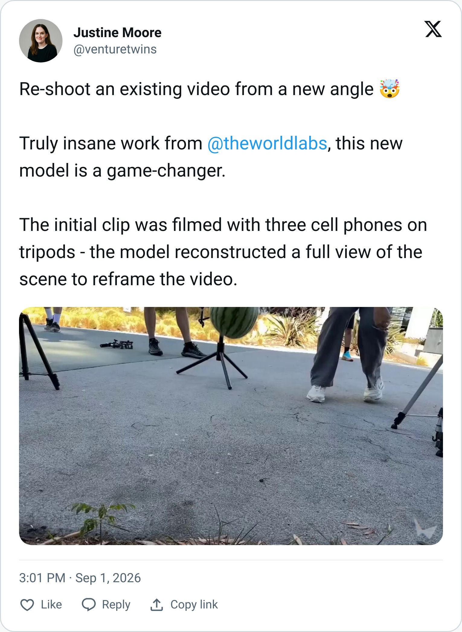 Tweet screenshot