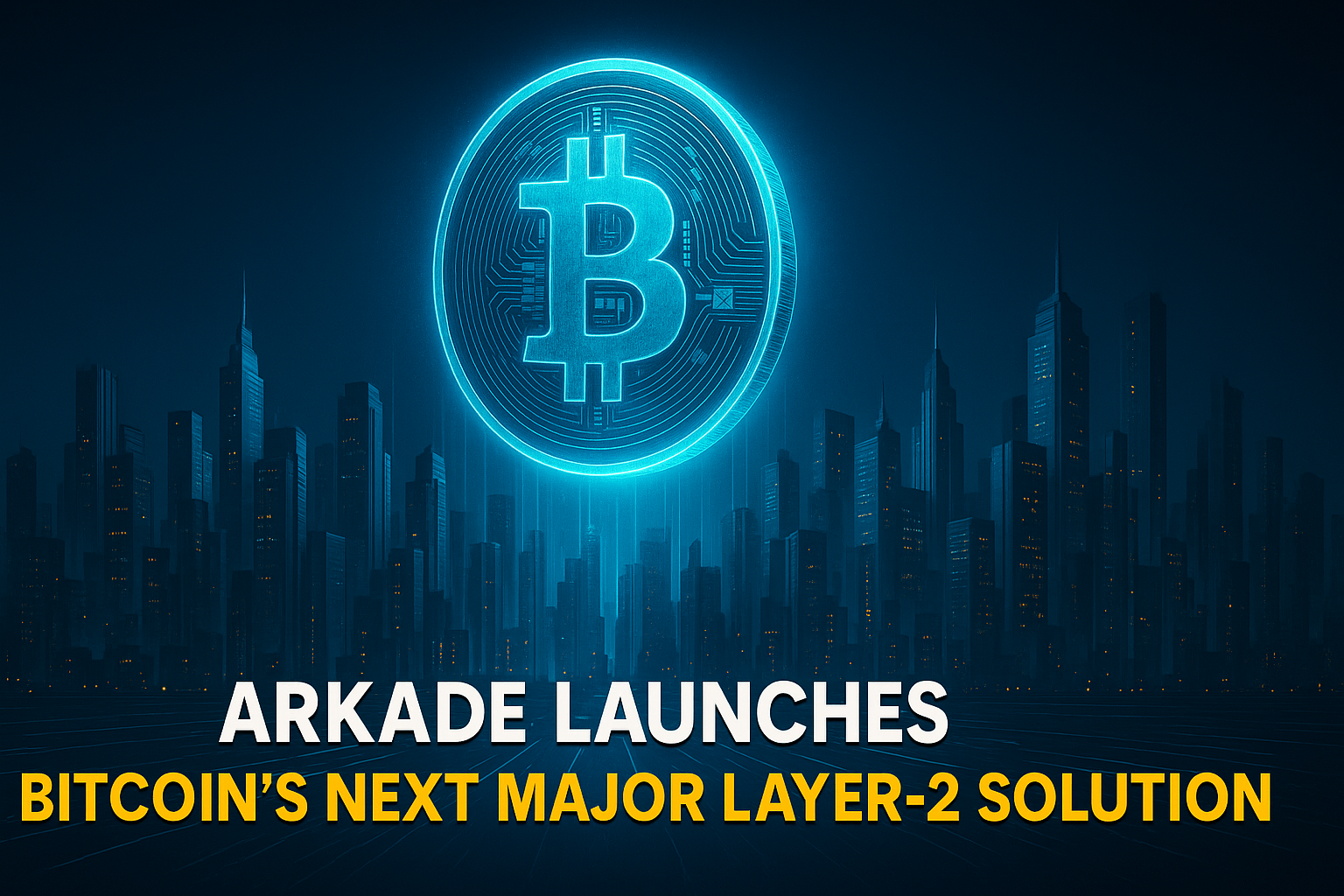 Arkade Launches as Bitcoin’s Next Major Layer-2 Solution