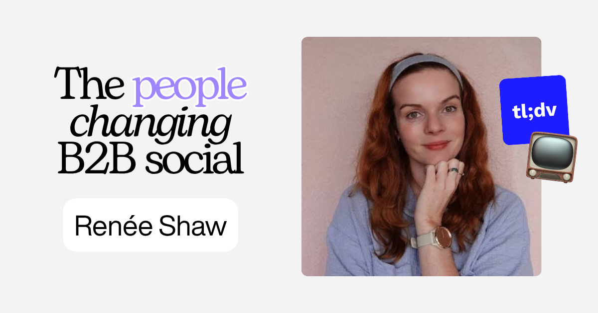 How tl;dv made LinkedIn feel like a TV show (3 minute read)