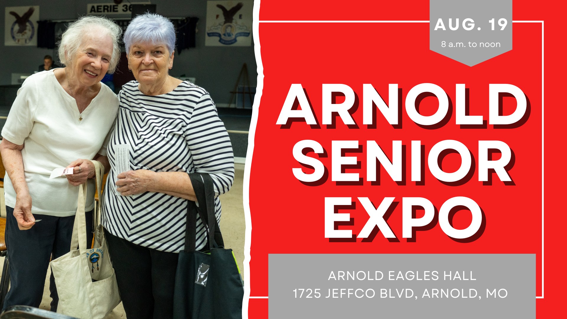Arnold Senior Expo August 19th