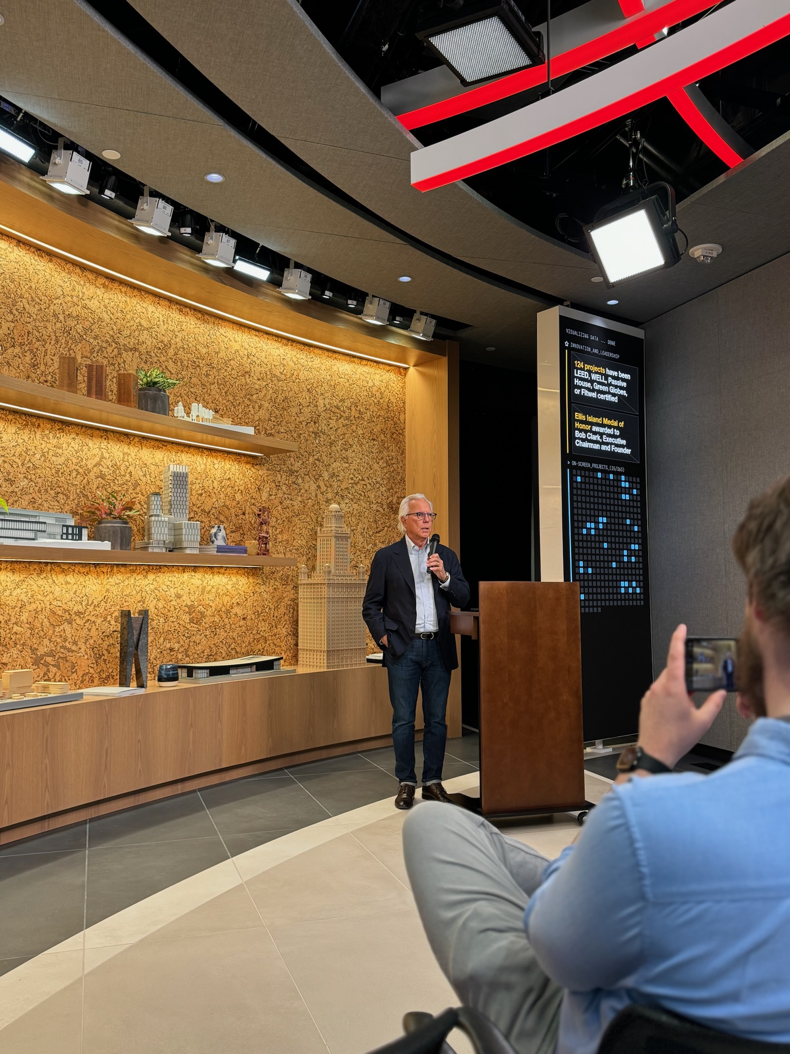 Reporters at the CRG press conference