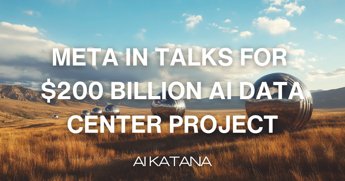 Meta in talks for $200 billion AI data center project