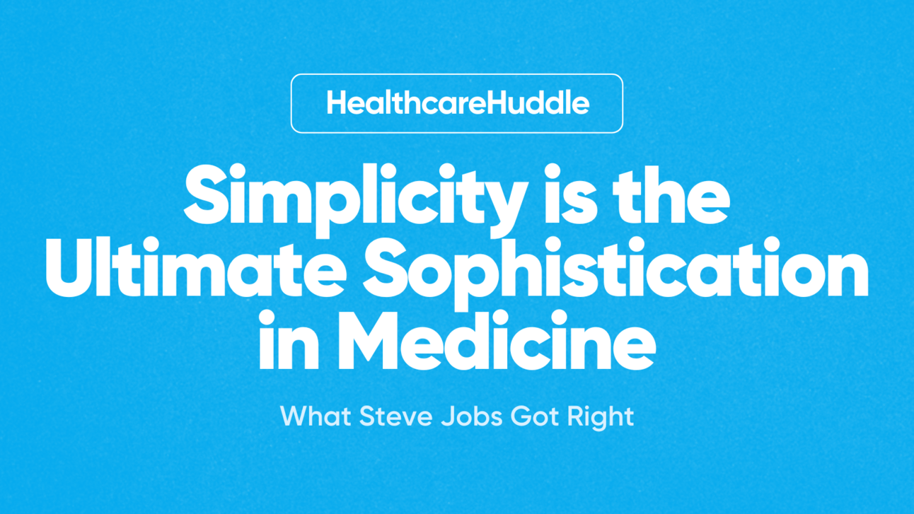 Simplicity is the Ultimate Sophistication in Medicine, image size:1292x727
