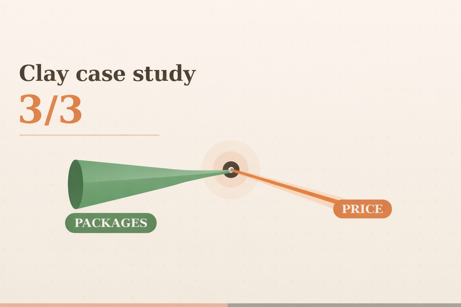 Clay sacrificed revenue on purpose