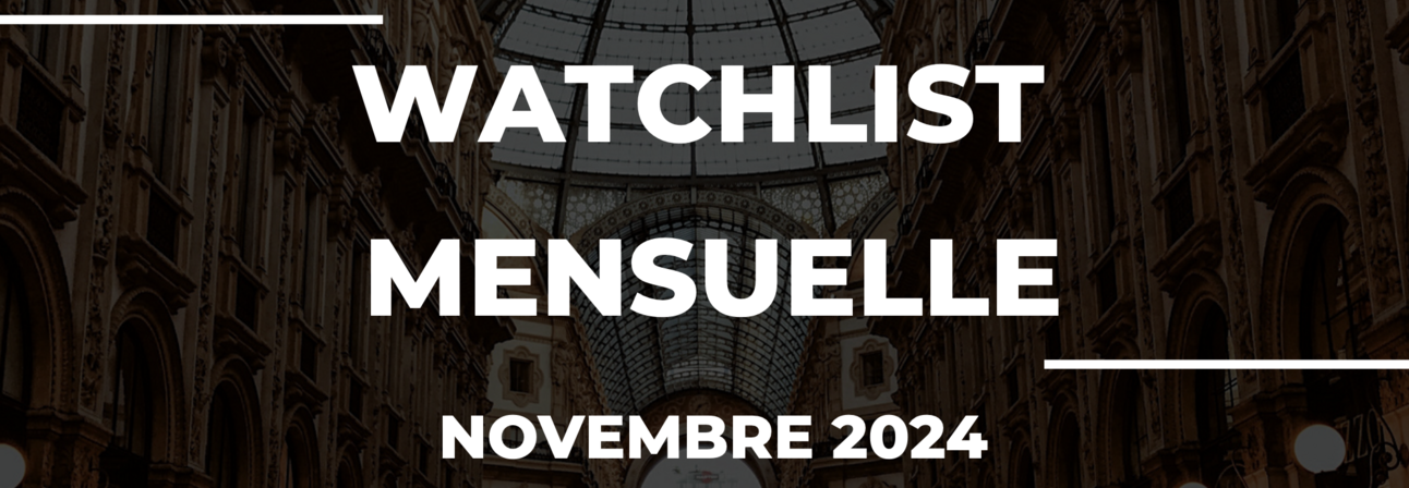 Watchlist Club Bourseko - Novembre 2024