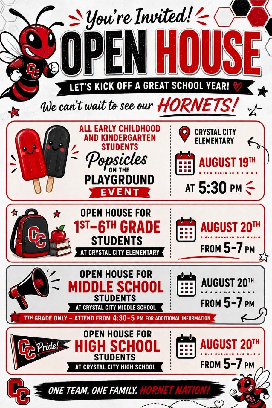 Crystal City Open House August 20
