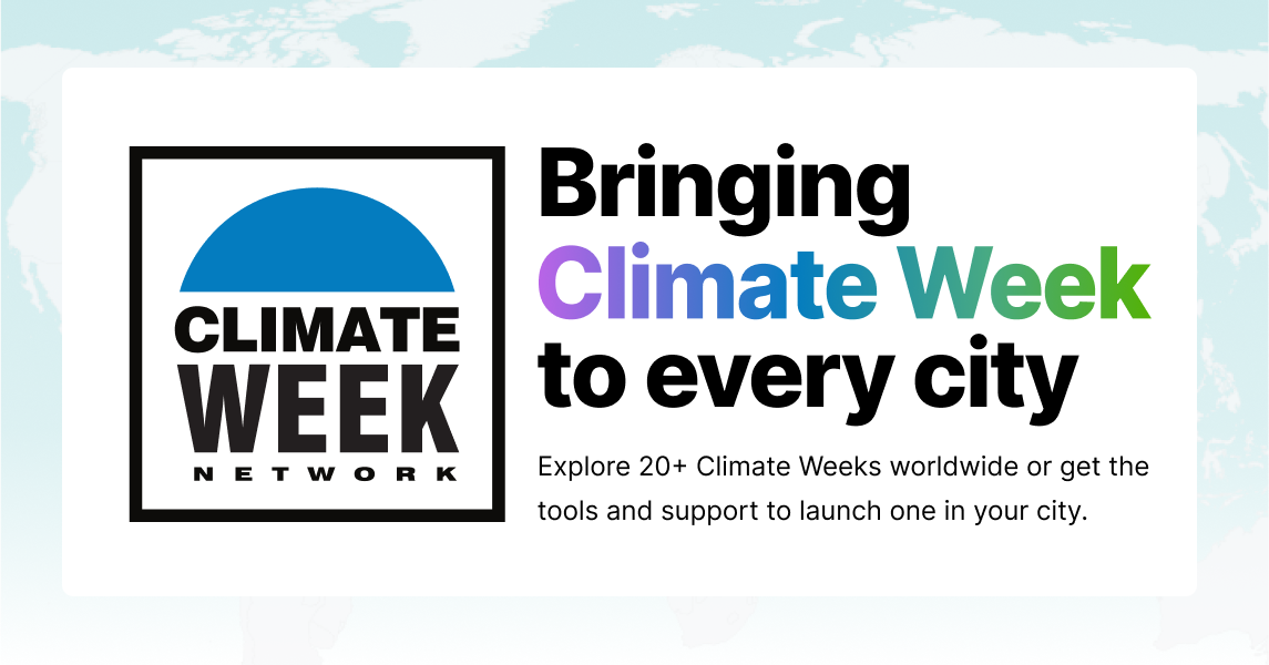 Announcing the Climate Week Network
