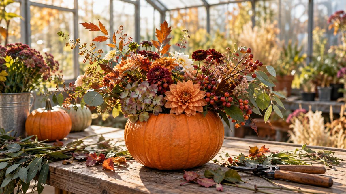 Pumpkin Centerpiece Workshop at Athiana Acres