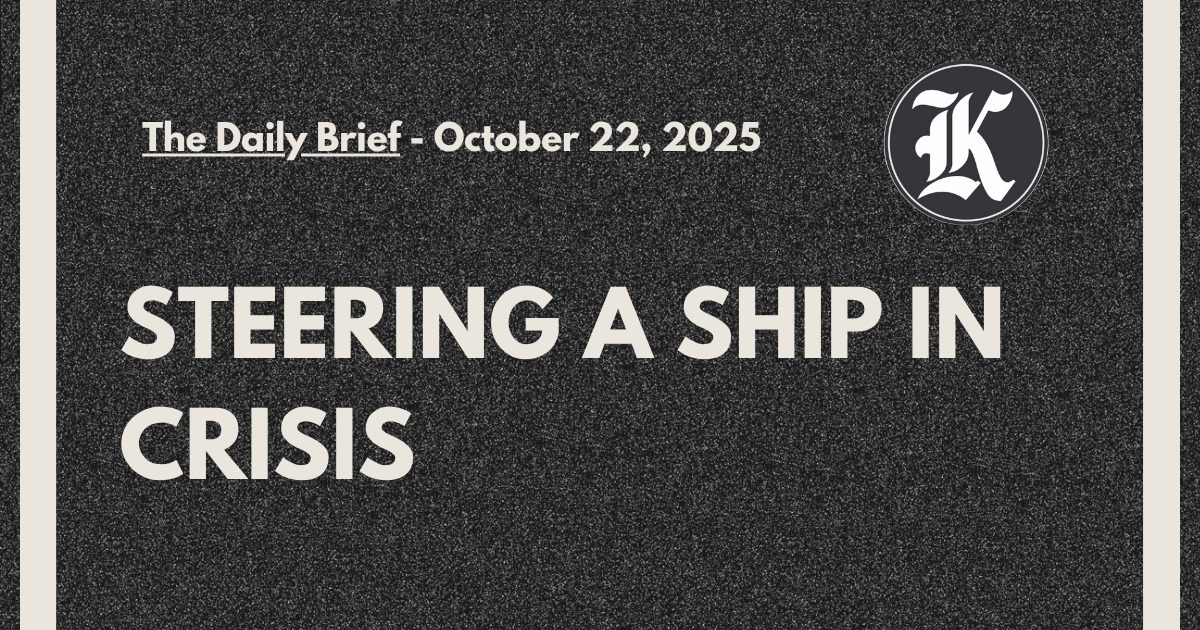 Steering a Ship in Crisis